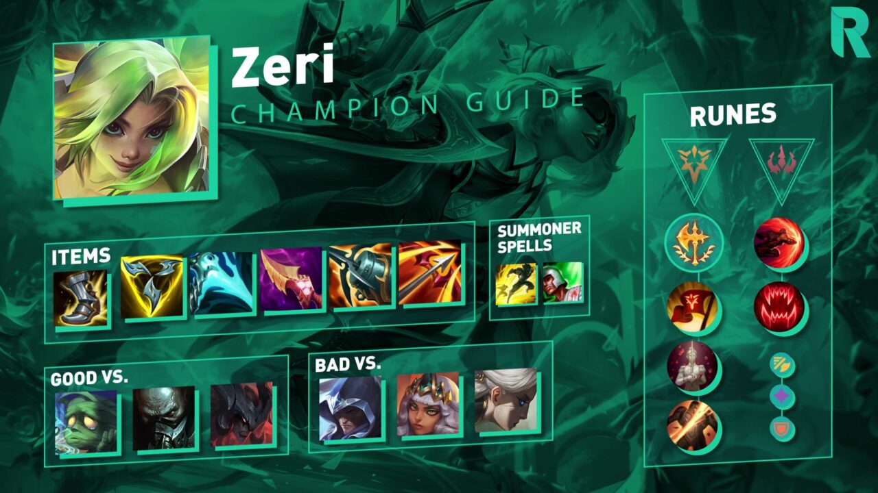 Zeri Champion Build Guide